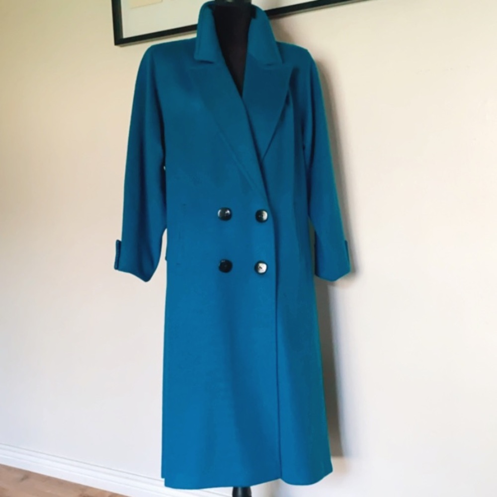 Forstmann vintage Trilogi Worumbo Fabric wool Coat